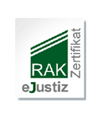 e Justiz und zertifizierte Qualität